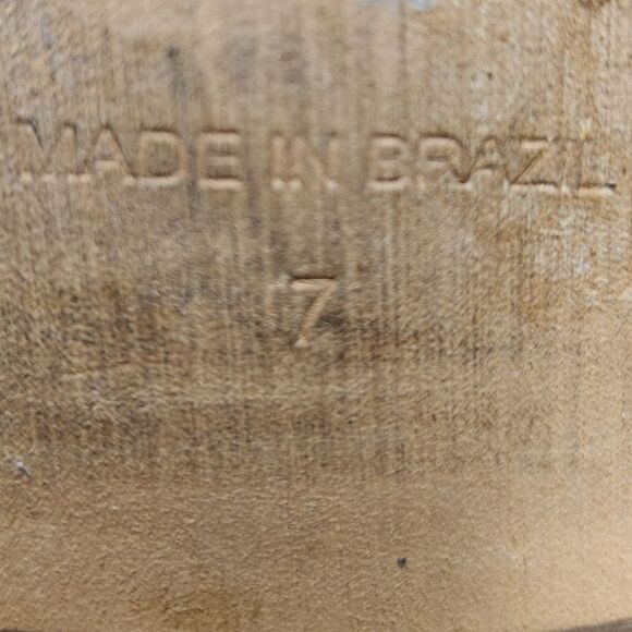 Madewell Cait Cottage Suede Leather Ankle Boots Brown Tan Distressed BOHO 7 - Picture 14 of 15